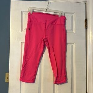 UNDER Armour womens heat gear performance pants; size large
